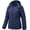 Navy, variant on Lightweight Full-Zip Puffer Jacket with Hood Quilted Warm Winter Coat for Women Water Resistance, Pink