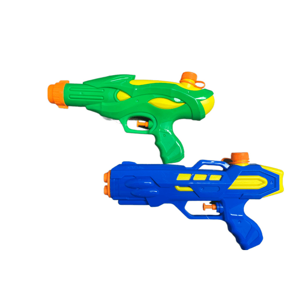 2-Pack H2O Blaster Guns Super Soaker, Blaster Squirt Swimming Pool Toy Blu/Green