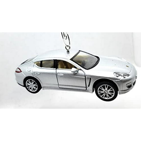 Christmas Ornament for Porsche Panamera S Silver Large