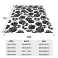 thumbnail image 3 of Vsdgher Hand Drawn Tomatoes Ultra-Soft Micro flannel Blanket Throw Blankets for Couch Sofa, Bed (4 sizes)-80"x60", 3 of 7