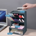 thumbnail image 4 of Danhjin Stationery Storage Slanted Pen Desktop Sundries Desk Storage Box Student Children Stationery Rack Dormitory Rack Kitchen Gadgets, 4 of 7
