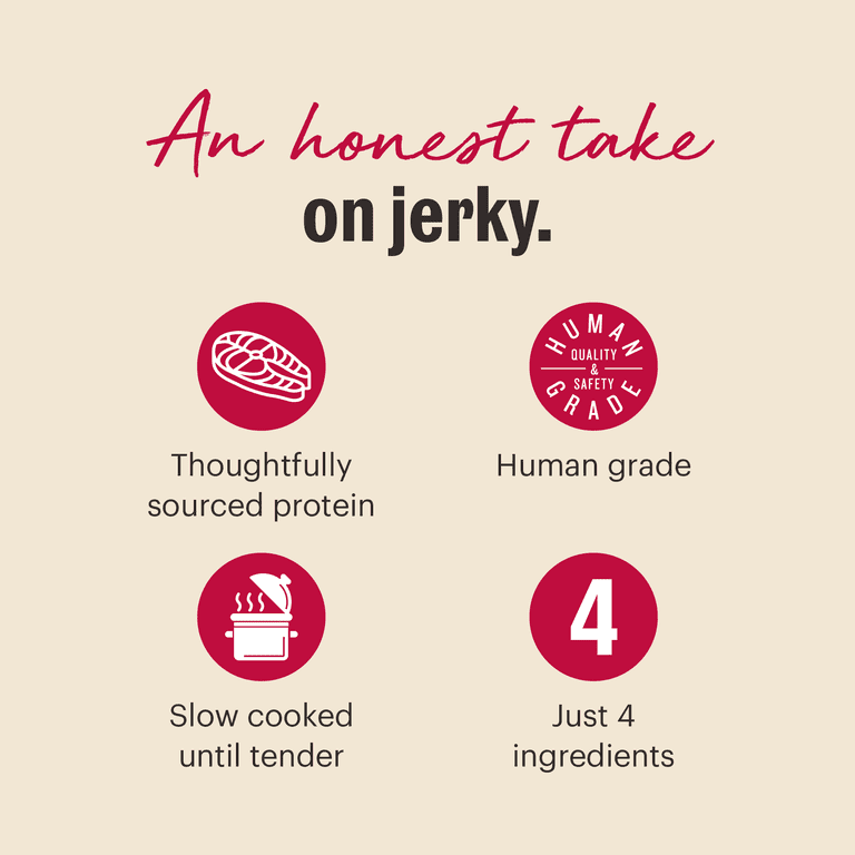 Slow-Cooked Salmon Jerky Dog Treats, Human Grade photo 3