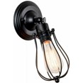 thumbnail image 1 of Lámpara colgante de diseño industrial con cuello de cisne y jaula de alambre de metal rústico para cafetería, fácil instalación que garantiza una instalación rápida en cualquier espacio, 1 of 5