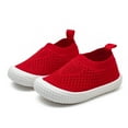thumbnail image 2 of Zshosam Shoes for Girls Sneakers Infant Baby Girls Shoes Soft Sole Toddler Casual Sneaker Walkers Skate Shoes Size 9,(Red Toddler 9), 2 of 7