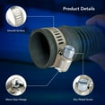 thumbnail image 6 of Stainless Steel Worm Drive Hose Clamps Adjustable 1/2 "- 1-1/16" Sae 10, 10 Pcs, 6 of 6