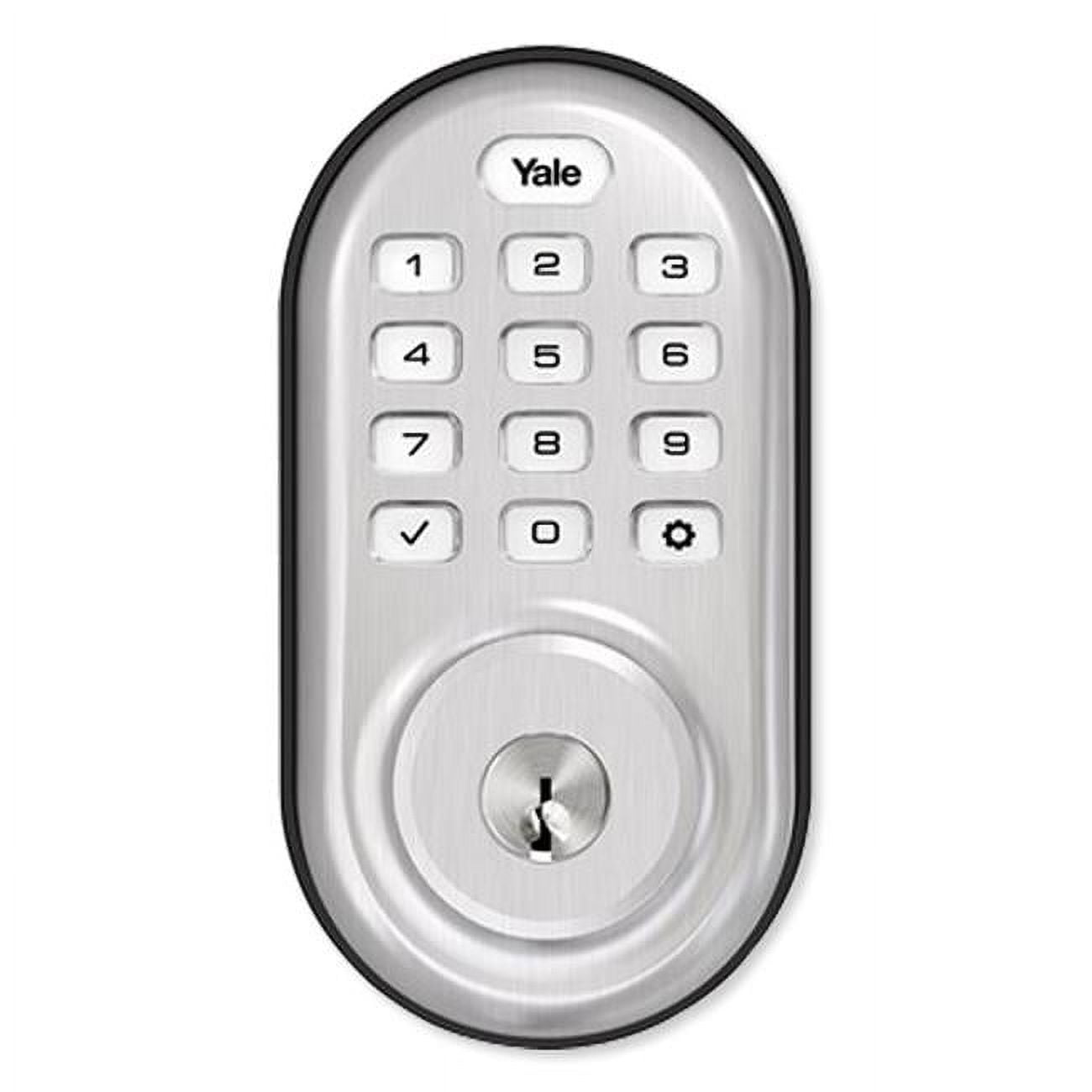 Yale YAYRD216ZW2x-YAYRD216ZW2619 Z-Wave Plus Push Button Deadbolt Assure Lock, Gen5 - Satin Nickel