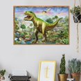 thumbnail image 2 of Cuadros Decorativos 5D bricolaje completo taladro diamante pintura dinosaurio bosque punto de cruz bordado DQrwqpou Nuevos Originales, 2 of 8