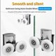 thumbnail image 2 of Inteprter Ruedas para puerta de ducha gemelas de aleación de Zinc de alta resistencia, 2 uds., rodillos inferiores, corredores Accesorios de baño proxima ronda, 2 of 6
