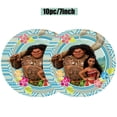 thumbnail image 4 of Nueva decoración para fiesta de cumpleaños de Disney Moana, vasos de papel, servilletas, platos, telón de fondo, globos, suministros para baby shower para niños, 4 of 5