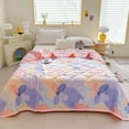 thumbnail image 6 of Cinvoph Washable Cottons Summer Quilt Breathable Double-sided Cooling Bedding Comforter for Home Bedroom All Season 39"x59", 6 of 6