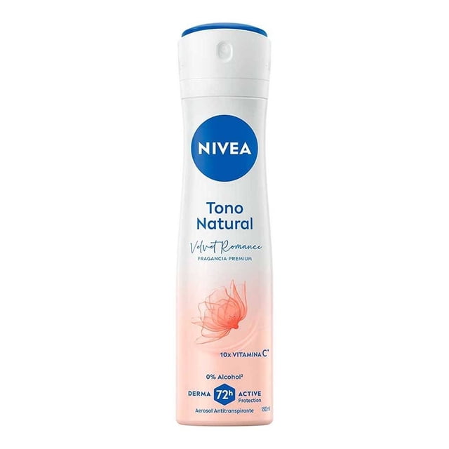 Antitranspirante Nivea Tono Natural velvet romance spray 150 ml