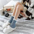 thumbnail image 4 of 7 Pairs Fuzzy Socks For Women Soft Warm Slipper Socks, 4 of 5