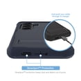 thumbnail image 5 of onn Magnetic Compatible Rugged Phone Case with Kickstand for Samsung Galaxy S26 Ultra - Navy Blue, 5 of 7