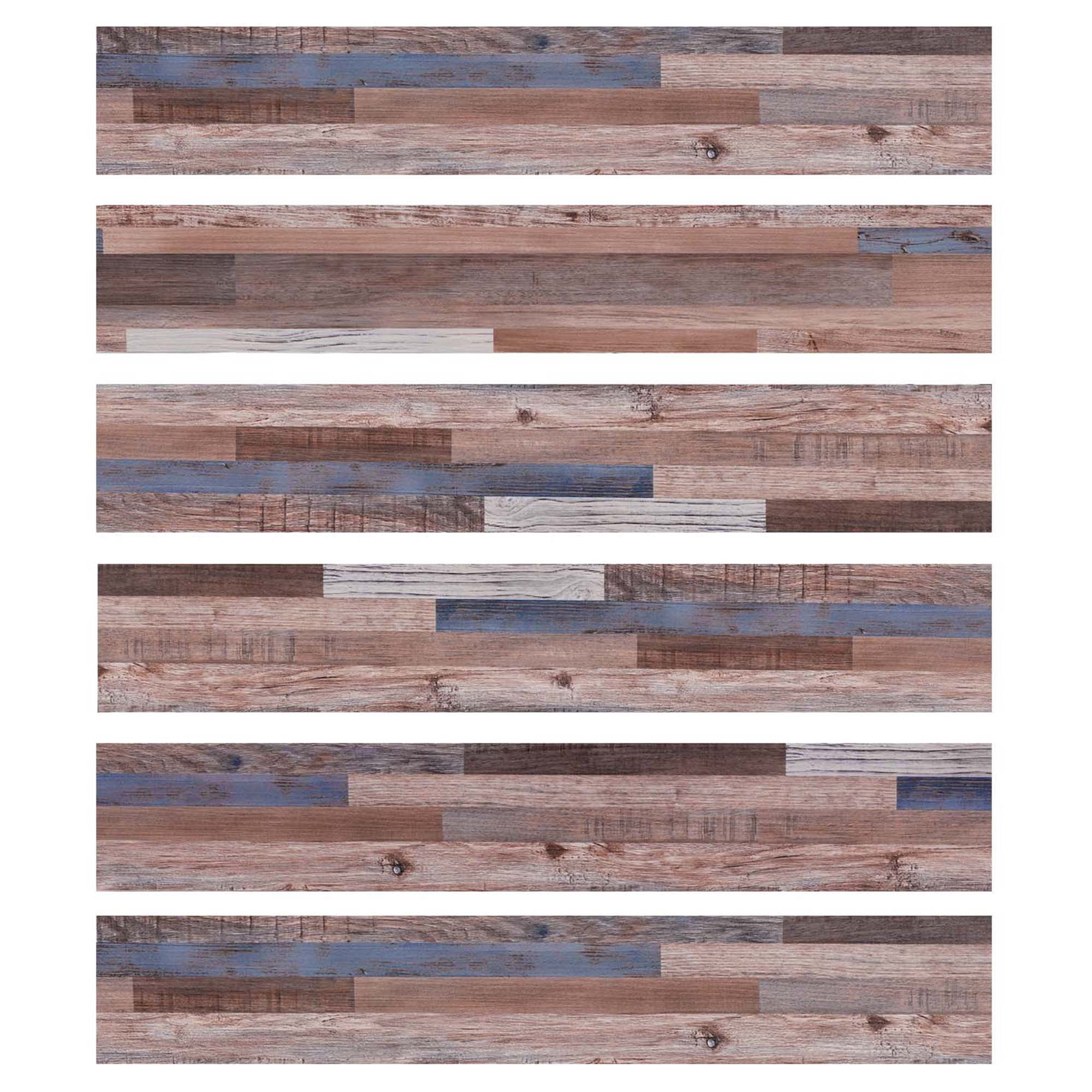 36-Pieces Aged Wood 12 MIL x 6 in. W x 36 in. Peel and Stick Vinyl Plank Flooring, Water Resistant PVC floor (54 sq.ft./Box)