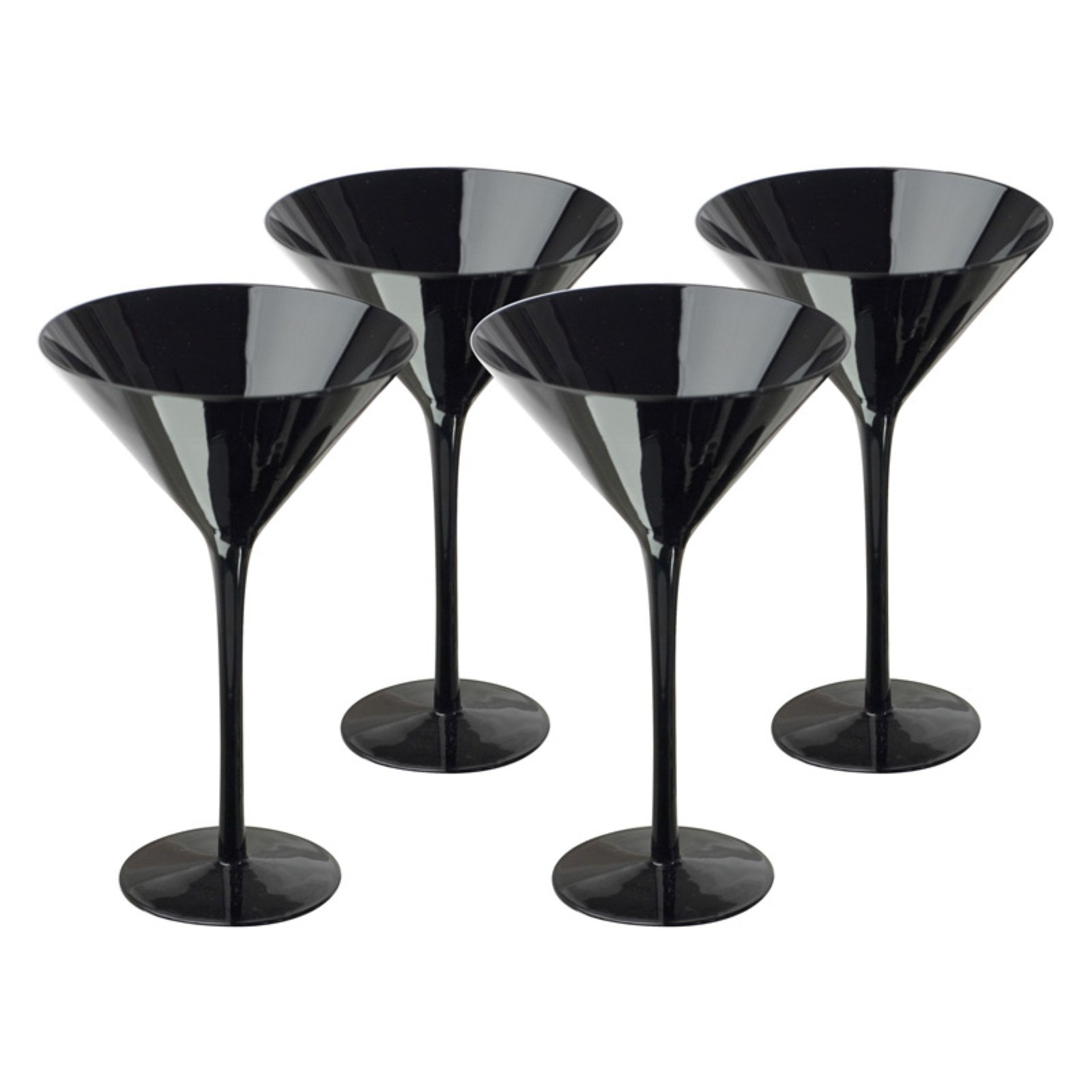 Artland Midnight Martini Glass Set of 4