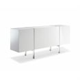 thumbnail image 2 of 71" X 17" X 30" White Stainless Steel Buffet, 2 of 2