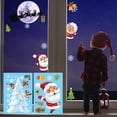 thumbnail image 2 of Pegatinas navideñas de doble cara para ventana de Navidad, pegatinas electrostáticas, se aferra en la pared, calcomanías navideñas para ventana, 2 of 4