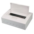 thumbnail image 4 of Caja De Distribución De 12 Vías, Caja De Protección De Circuito Fácil De Instalar Cubierta De PC De Montaje En Superficie De Carcasa De Acero Inoxidable Con Riel DIN Para ANGGREK Otros, 4 of 8