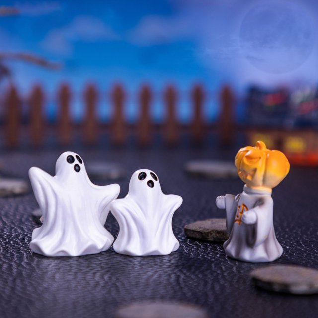 JJKBVCLO Adorable Mini Halloween Pumpkin Figurines DIY Accessories For Home Decoration Perfect For Table Top And Festive Celebrations Unique Festive