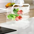 thumbnail image 5 of WHAMVOX Kitchen Organizer Plastic 1 Set 8.3X8.1X6.9In, 5 of 6