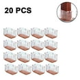 thumbnail image 2 of Protectores de patas de sillas para pisos de madera dura Fundas de patas de sillas Protectores de patas de sillas transparentes Paquete de 20 Tapas de patas de muebles de silicona Ormromra 221110-3, 2 of 7