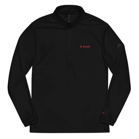 Quarter zip pullover (Black, S)