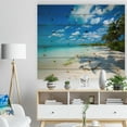 thumbnail image 3 of Design Art - Tropical Beach with Palm Shadows, 3 of 5