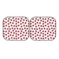 thumbnail image 3 of Uemuo Cartoon Strawberry Printed 2 PCS Car Windshield Sun Shade, Auto Sun Heat and UV Rays Blocker, Foldable Automotive Front Window Sunshade Protector, 3 of 7