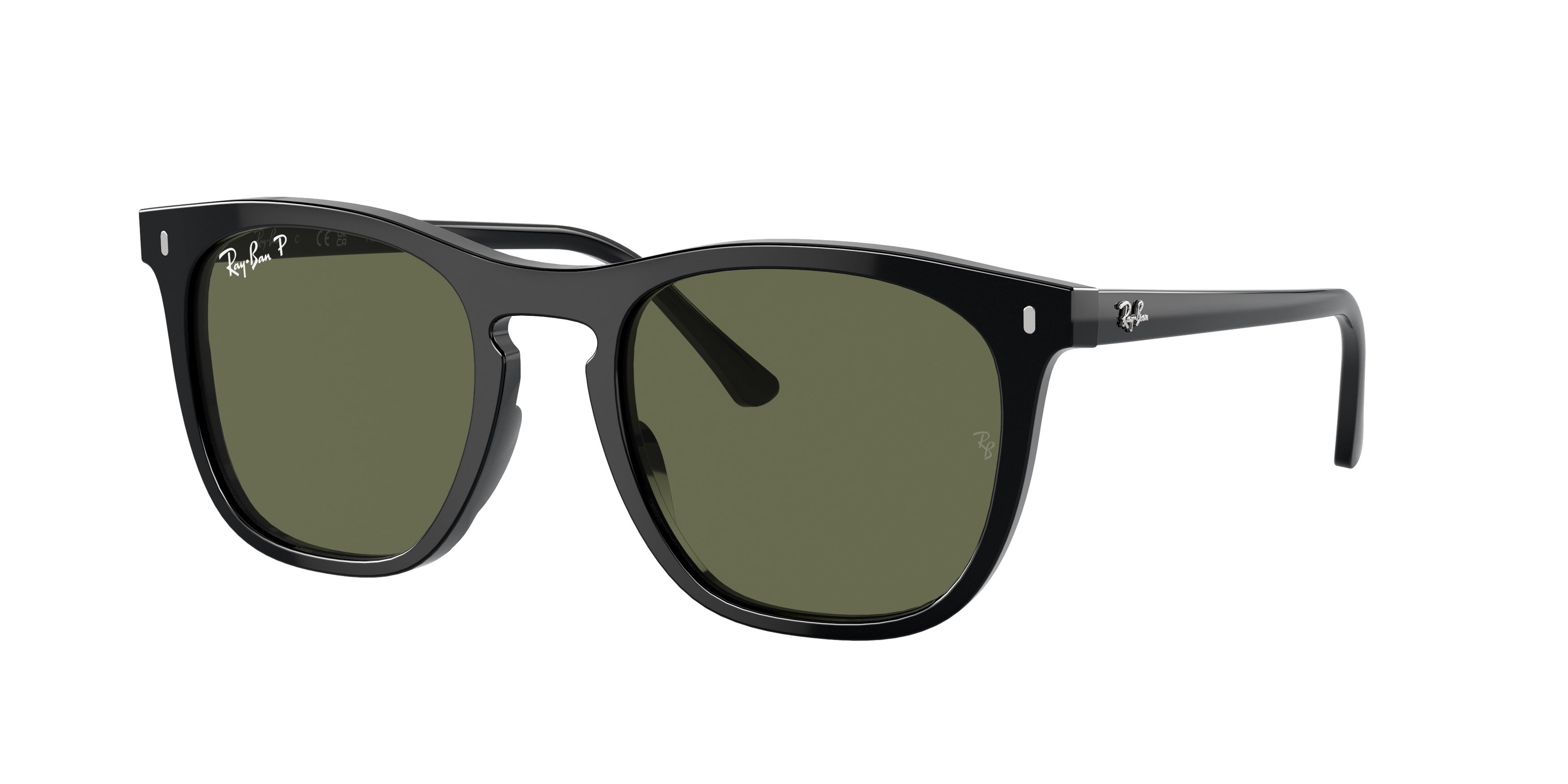Ray Ban RB2140 901/58 50M Black/Green Polarized - Walmart.com