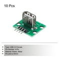 thumbnail image 3 of 10 Pcs  Vertical USB  2.0 Type a Female  Adapter Breakout Board  with PCB Board, 3 of 4