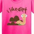 thumbnail image 4 of Inktastic I Like Dirt Earthworm Youth T-Shirt, 4 of 5