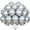 Chrome Silver, variant on KIRIKOU 12 Inch 50 Pack Silver Balloons Chrome Metallic for Birthday Wedding Baby Shower Graduation Christmas Party Decoration (Silver)