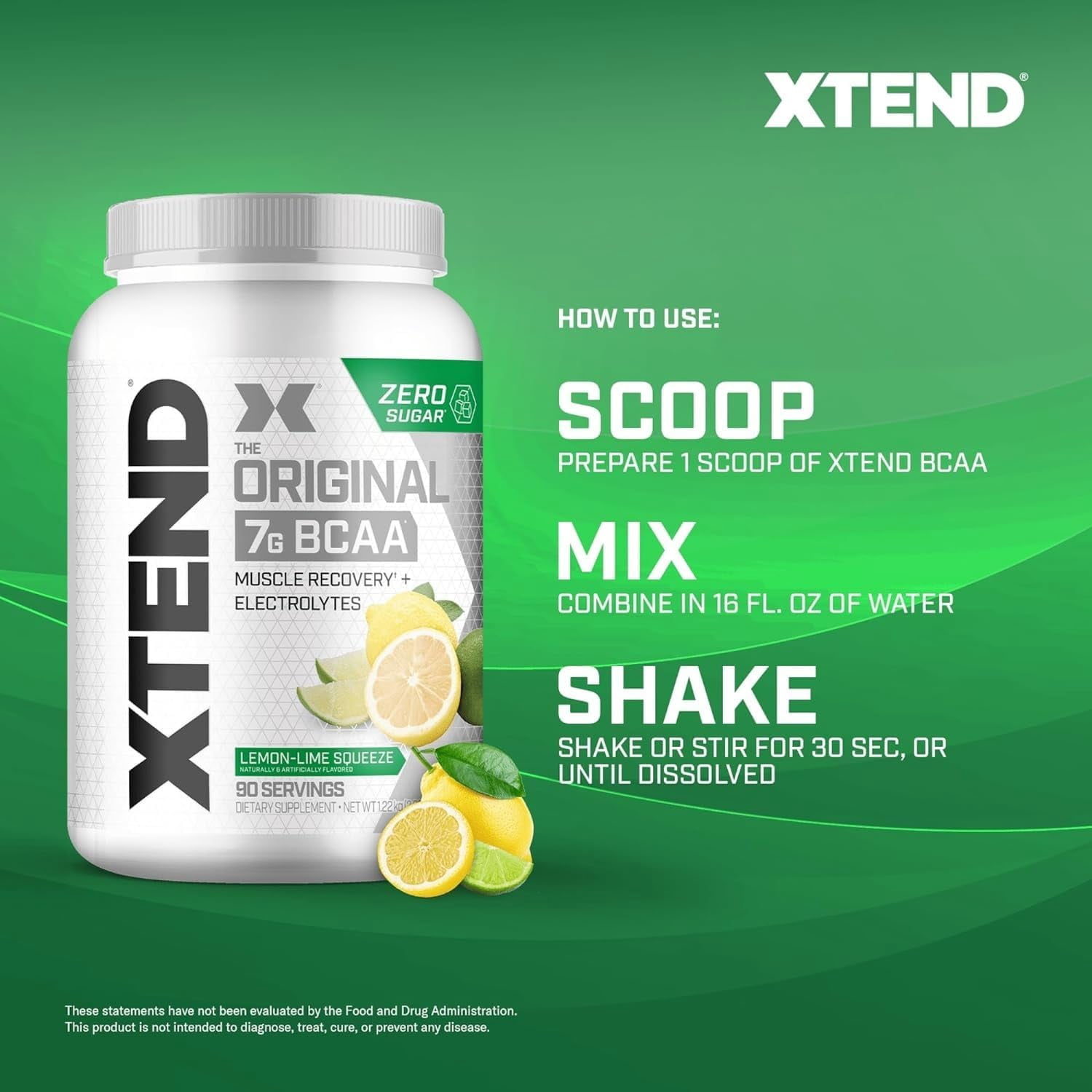 XTEND Original BCAA Powder, Sugar Free Post Workout Muscle