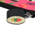 thumbnail image 3 of Pen+Gear Polyester sushi design binder zipper pouch, Pink, 7.75 in. x 10 in., 3 of 6
