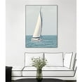 thumbnail image 2 of Giant Art Canvas  24x32 Sailboat In The Ocean Framed in Multi-Color, 2 of 3