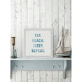 thumbnail image 5 of Marmont Hill Eat Beach Sleep Repeat Framed Wall Art, 5 of 6