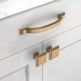 thumbnail image 2 of 10 Pack 4 Inch(102mm) Champagne Bronze Kitchen Cabinet Handles, Brushed Brass Cabinet Pulls Gold Kitchen Cabinet Hardware for Cupboard Drawer Pulls, 2 of 6