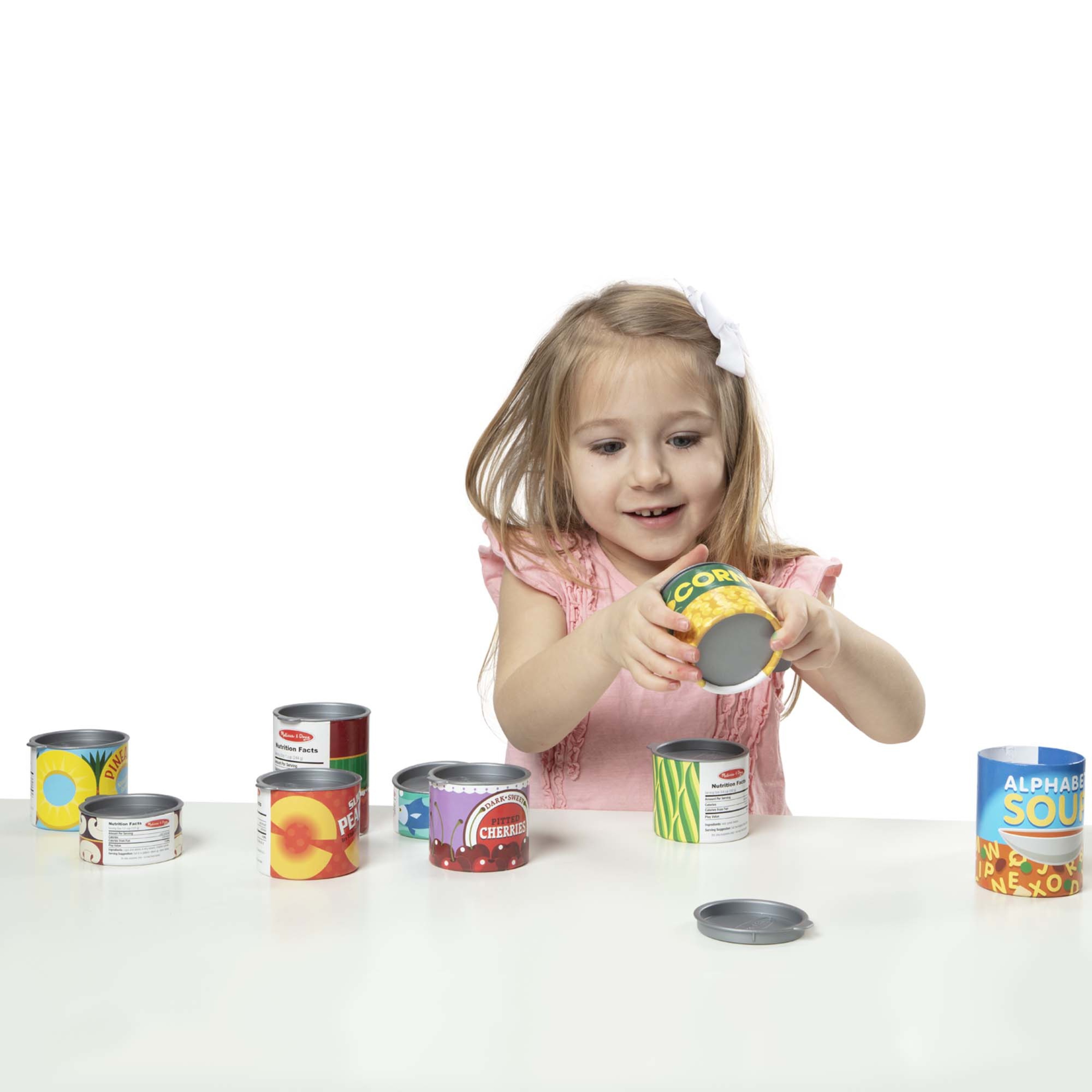 Melissa & Doug Stackable Grocery Cans Set photo 7