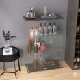 thumbnail image 5 of Holaki Two-door 3 Shelves Glass Display Cabinet with Door, Floor Standing Curio Bookshelf for Living Room Bedroom Office, 49.49"x 31.77"x 14.37", Black, 5 of 11