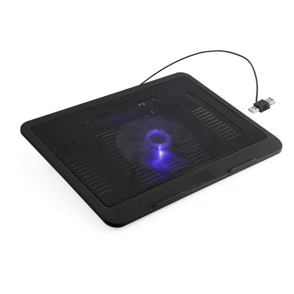 YOPTOP 14” Laptop Cooler Pad USB Wired Blue LEDs Hydraulic Bearng Ergonomic Quiet Cooling Fans Notebook Stand For Movies,none,none