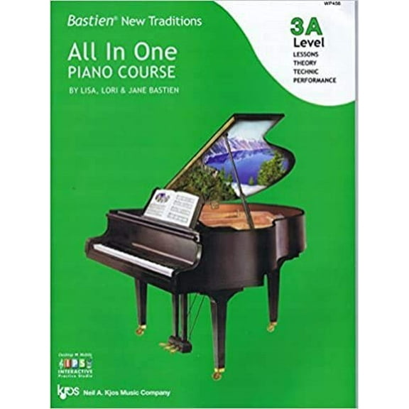 Pre-Owned WP456 - Bastien New Traditions - All in One Piano Course - Level 3A Paperback