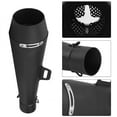 thumbnail image 3 of Tubo De Silenciador De Escape Universal Para Motocicleta De 51 Mm, Acero Inoxidable De Primera , Resistente A Altas Temperaturas, Mejora Antirendimiento Para R6 Z250, 3 of 7