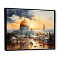 thumbnail image 2 of Designart "Dome Of Islam Art wall art I" Islamic Floater Framed Canvas Print, 2 of 7