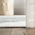 thumbnail image 3 of nuLOOM Francesca SpinClean Machine Washable Contemporary Moon Area Rug, 5' x 8', Francesca Moon Navy, 3 of 8