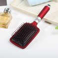 thumbnail image 4 of Juego de 3 cepillos de pelo para cabello rizado para mujeres – cepillo y peine de bambú húmedo o seco para hombres, cepillo desenredante de madera para cabello grueso reduce el encrespamiento en 3 piezas Rojo Verde, 4 of 4
