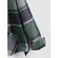 thumbnail image 6 of DOPI Men's Checked Corduroy Shirt, Long Sleeved, Classic Flannel Shirt Button Down Shirt Jacket Daily Coat, 6 of 6
