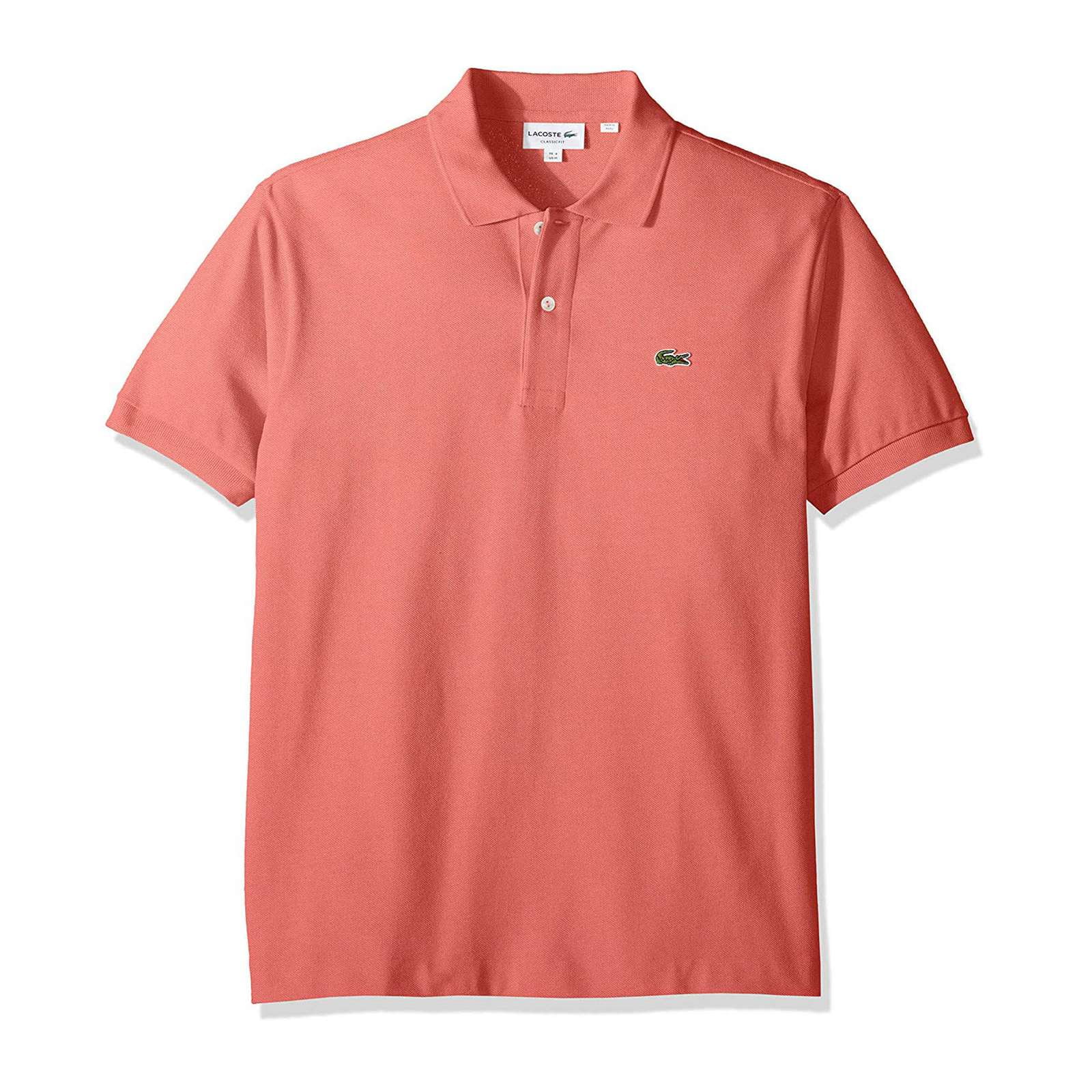 Lacoste Men Short Sleeve Classic Pique Polo - Walmart.com