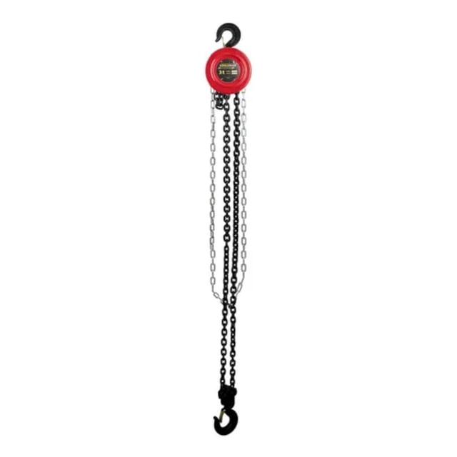 Polipasto Garrucha 3 T con Cadena de 3 m Grosor 8 mm 300482 Kingsman Kingsman 300482