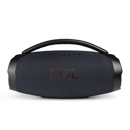 FOL FS-R207 Portable Bluetooth Speaker with Subwoofer, FM Radio, IPX5 Waterproof