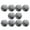Black and white, variant on Yokua Golf Balls Golf Practicing Balls Rainbow Foam Balls Golf Swing Training Balls